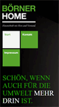 Mobile Screenshot of boerner-online.de